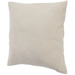 Housse de coussin imitation velours 40x40cm beige