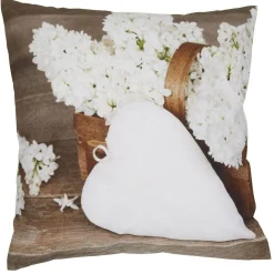 Housse de coussin imprimé