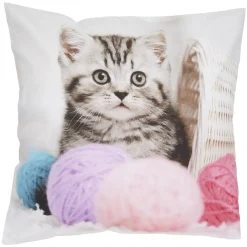 Housse de coussin imprimé