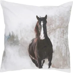 Housse de coussin imprimé