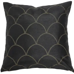 Housse de coussin motif imprimé écaille