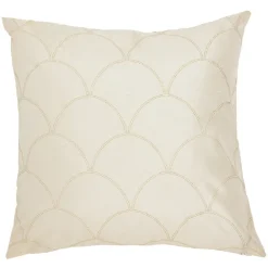 Housse de coussin motif imprimé écaille