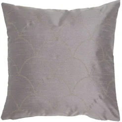Housse de coussin motif imprimé écaille