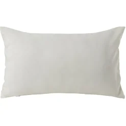 Housse de coussin polyester 30x50cm blanc