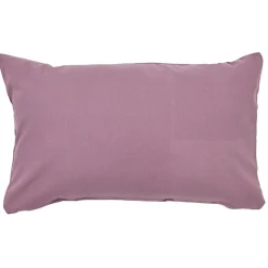 Housse de coussin rectangle figue uni