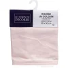 Housse de coussin rectangle rose uni