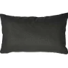 Housse de coussin rectangulaire gris