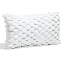 Housse de coussin ronds fausse fourrure lapin 30x50cm - 3 modèles