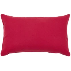 Housse de coussin rouge 30x50 cm