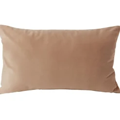 Housse de coussin velours 30x50cm orange