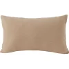 Housse de coussin 30x50cm gaze de coton orange