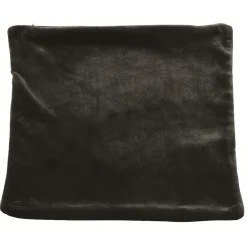 Housse de coussin 40x40cm polyester effet velours - 3 coloris