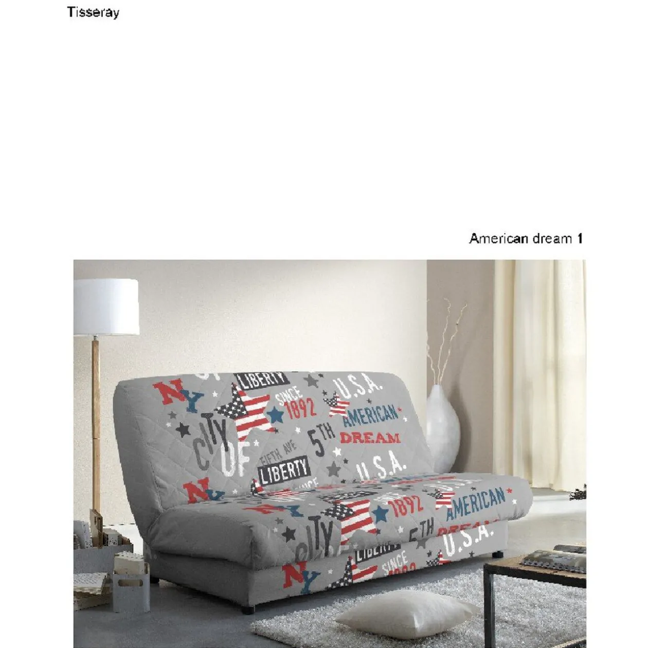 Housse pour canapé-lit design New York