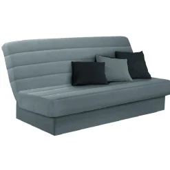 Housse pour canapé-lit matelassée gris