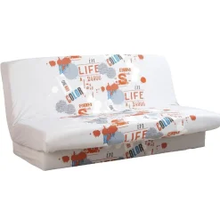 Housse pour canapé-lit multicolore