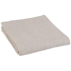 Jeté de canapé coton uni 170x250 cm