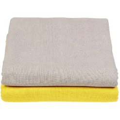 Jeté de canapé coton uni 170x250 cm