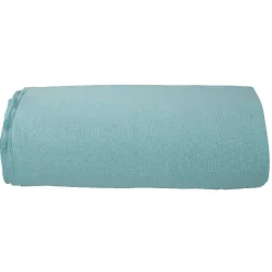 Jeté de canapé uni vert d'eau