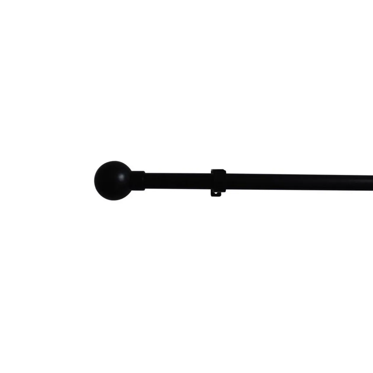 Kit Tringle Extensible 167-305 cm embouts boule noir