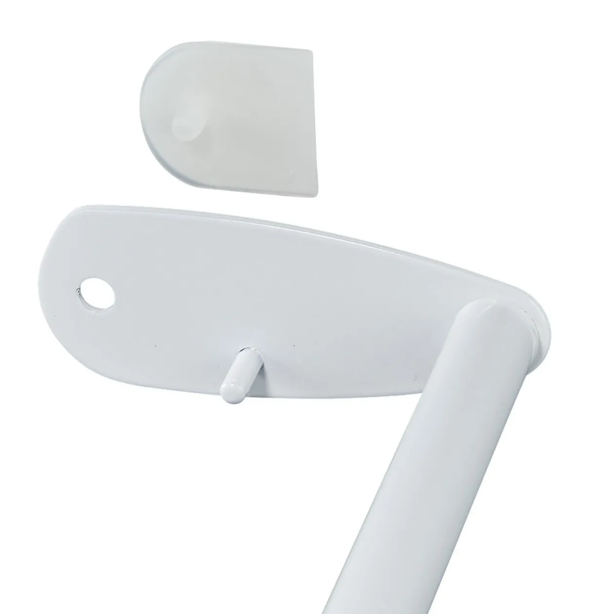 Kit tringle extensible 135-240 cm pour caisson de volet roulant blanc