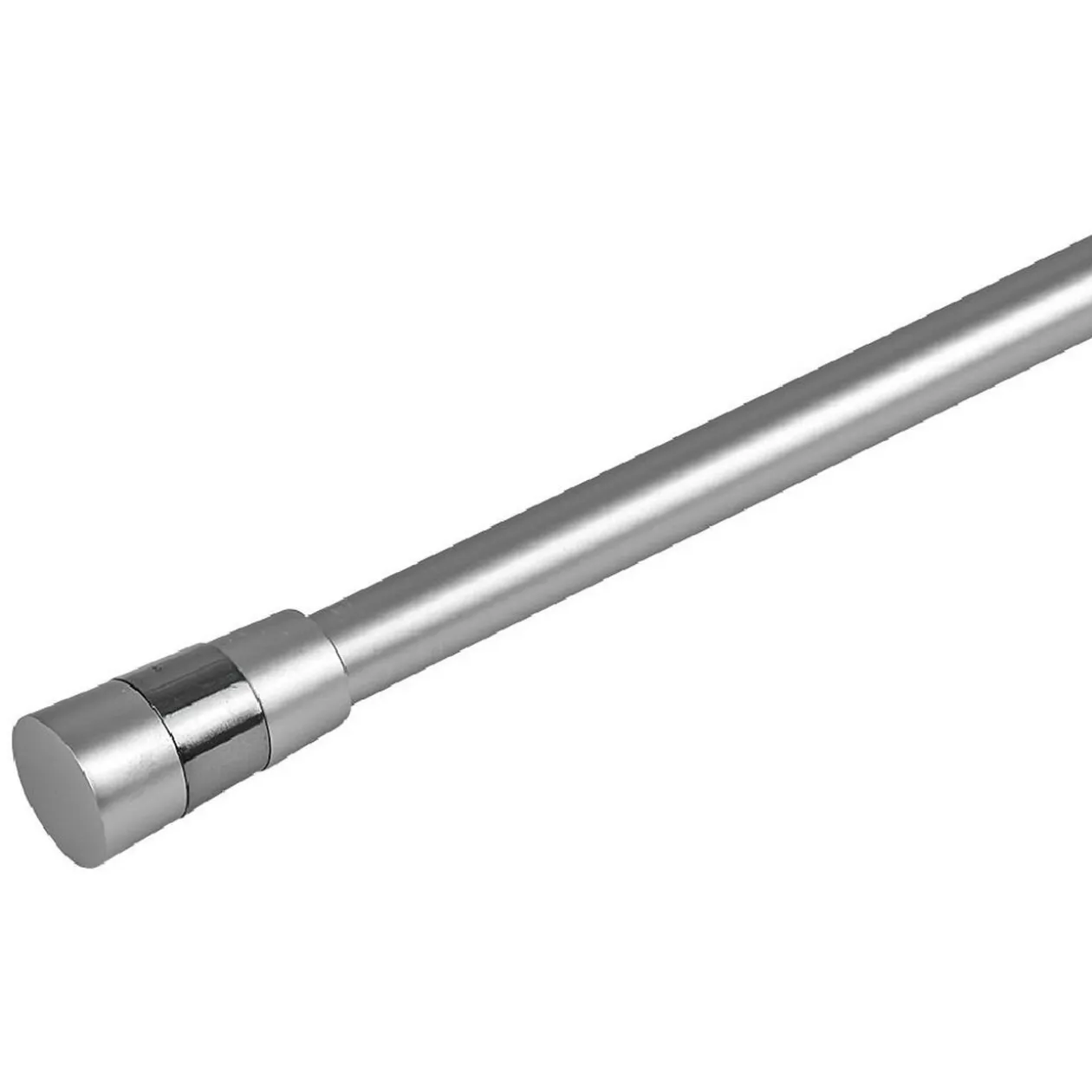 Kit Tringle Extensible 210-380 cm embouts trompette nickel chromé