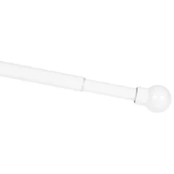 Kit tringle extensible sans perçage blanc 160/300cm