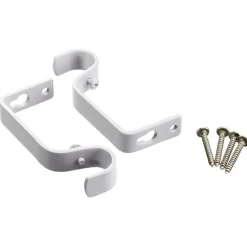 Kit tringle grise L95-180cm