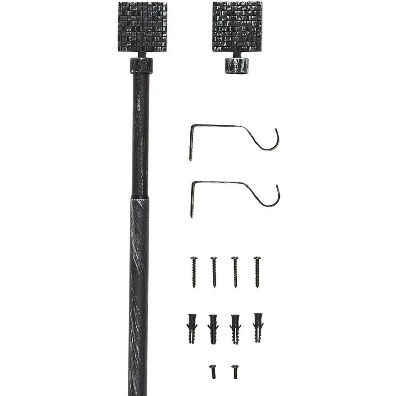 Kit tringle métal extensible