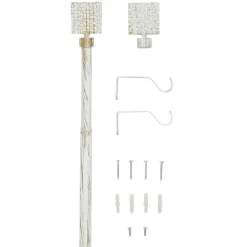 Kit tringle métal extensible