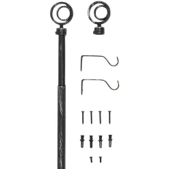 Kit tringle métal extensible