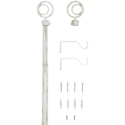 Kit tringle métal extensible