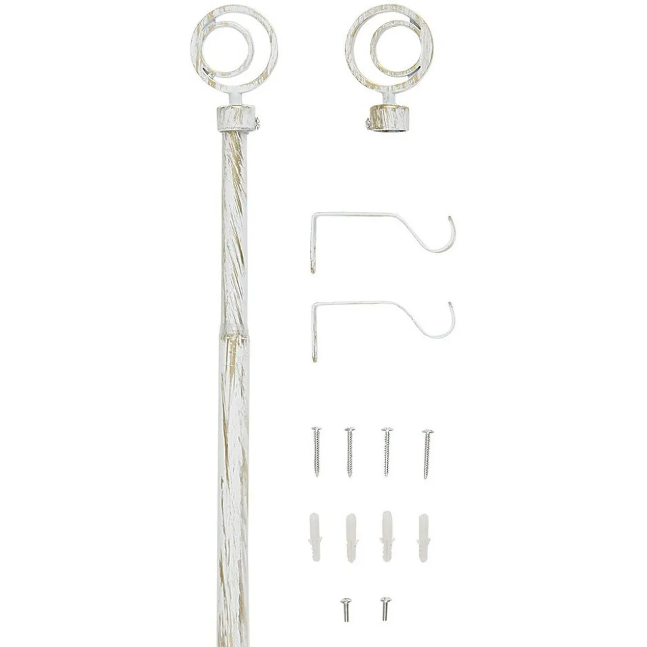 Kit tringle métal extensible