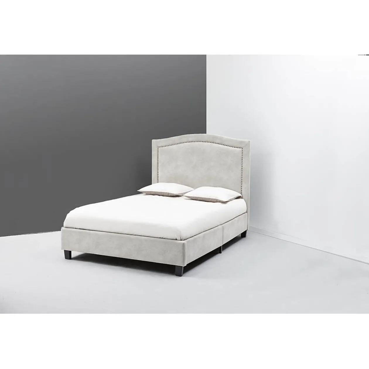 Lit Sarah écru 2 personnes