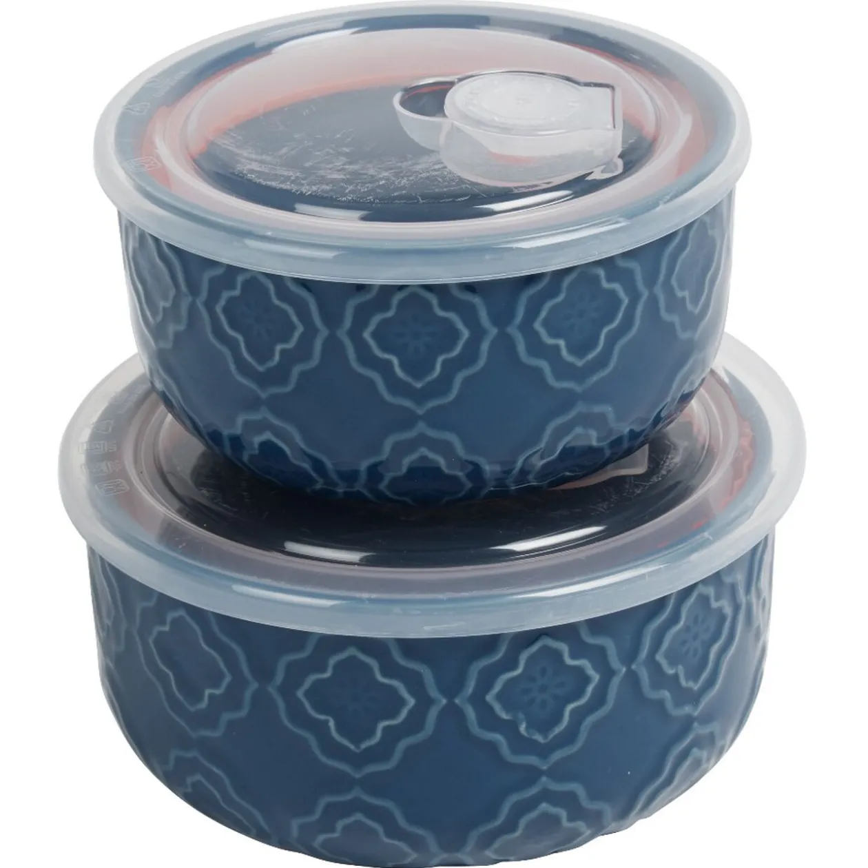 Lot de 2 boîtes alimentaires en céramique