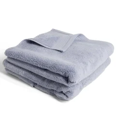Lot de 2 draps de douche 65x135cm et 70x140cm bleus