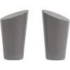 Lot de 2 embouts bois cone