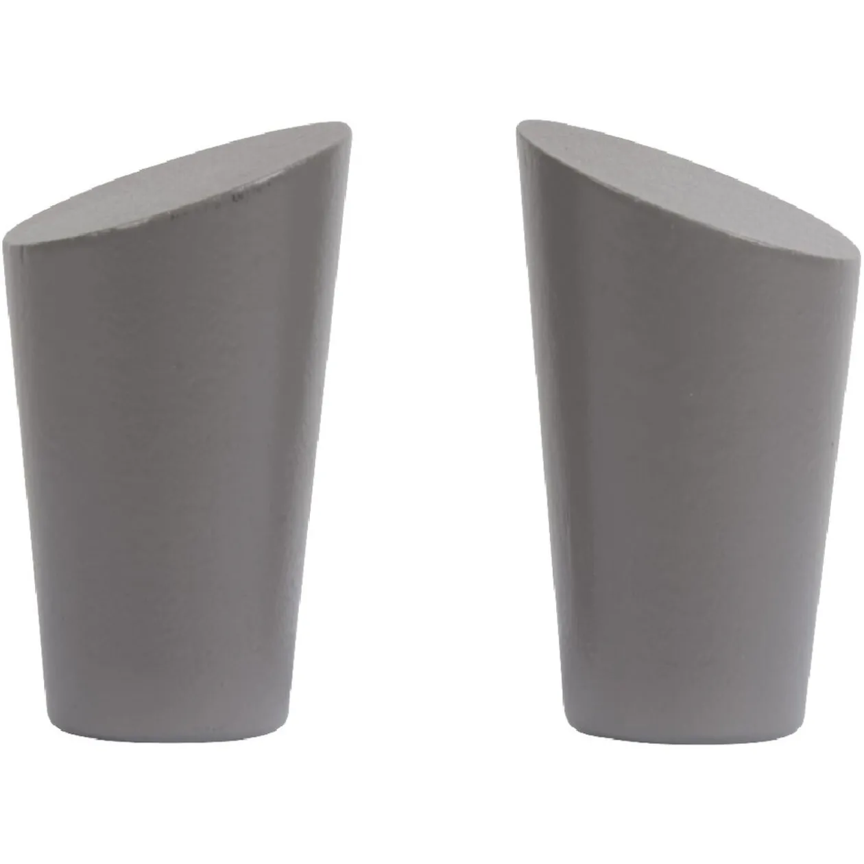 Lot de 2 embouts bois cone