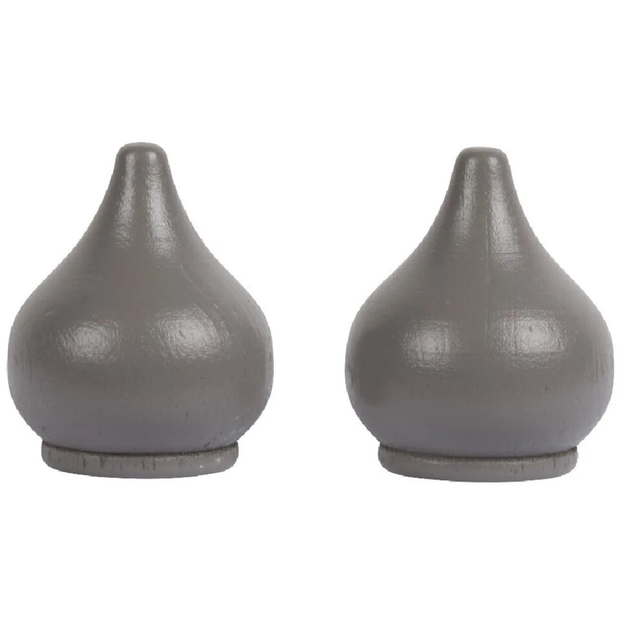 Lot de 2 embouts bois dome