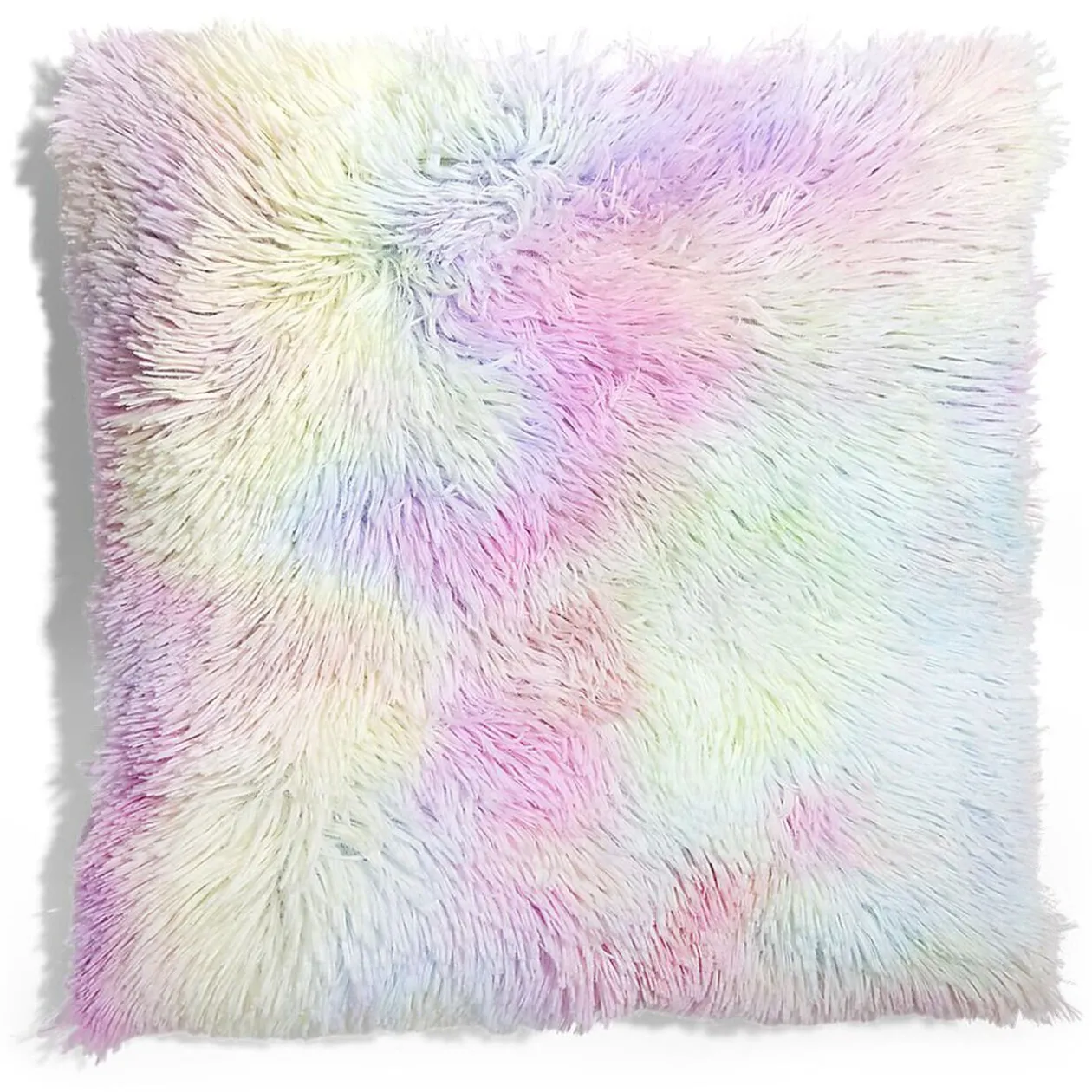 Lot de 2 housses de coussin tie and dye rose 45x45cm