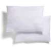 Lot de 2 oreillers en polyester blanc 50x70cm
