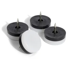 Lot de 4 patins de meuble avec pointe Ø25 mm