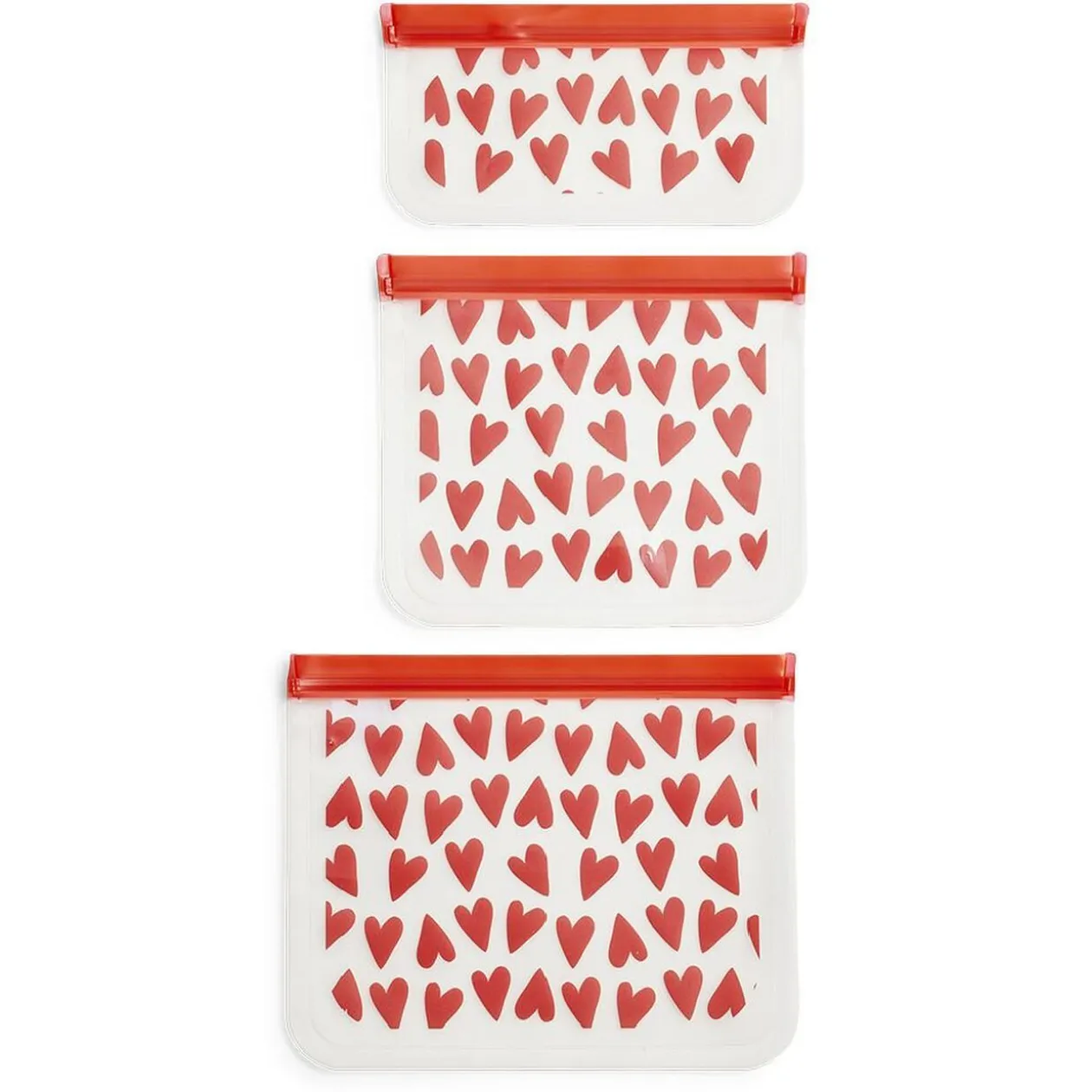 Lot de 3 sacs alimentaires en plastique - 3 modèles