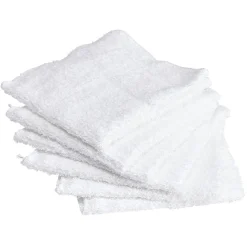 Lot de 4 serviettes pour invités en coton - 6 coloris