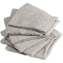 Lot de 4 serviettes pour invités en coton - 6 coloris