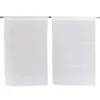 Lot de 2 vitrages 60x90cm blanc