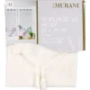 Lot de 2 voilages brodés Muranu couleur ivoire 60x90cm