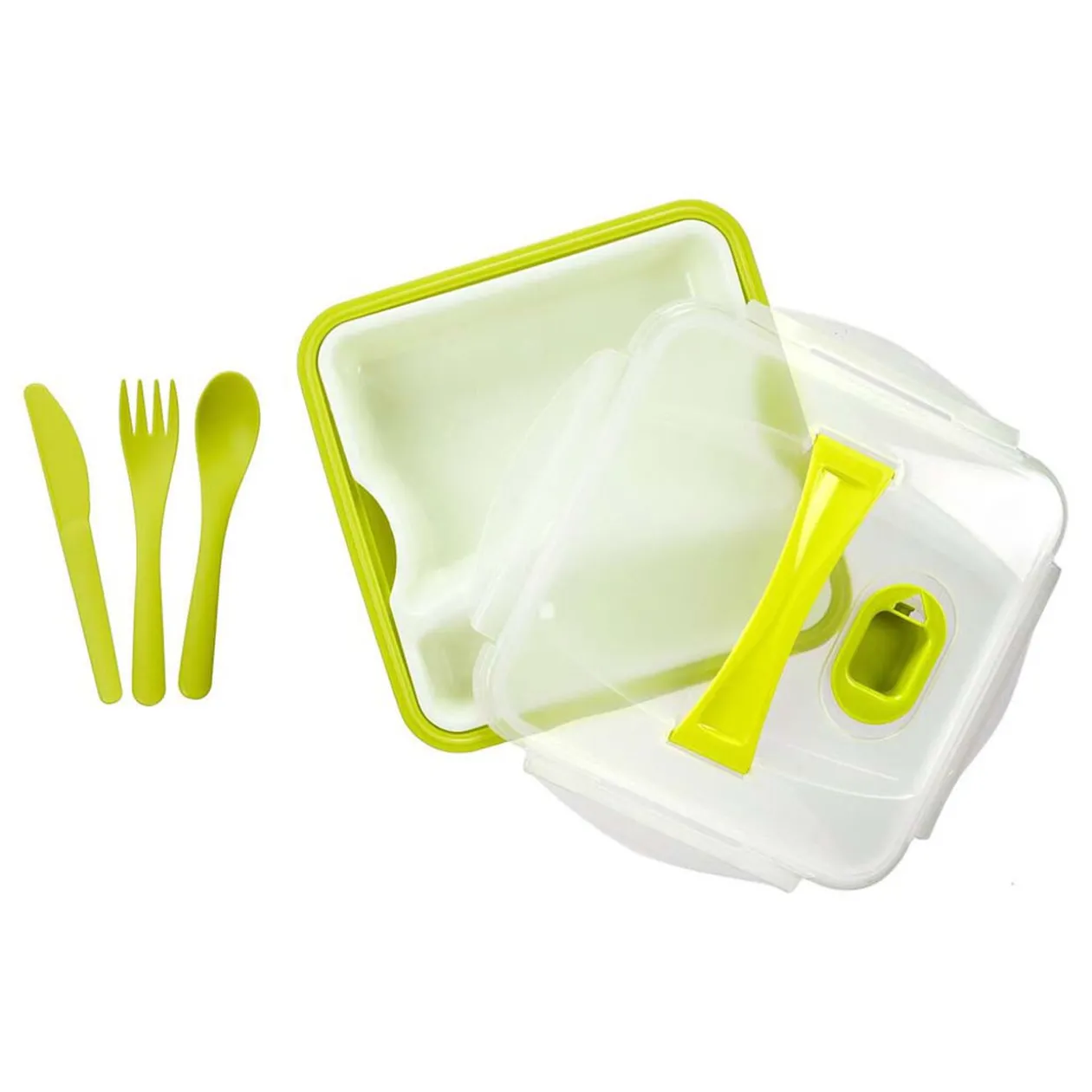 Lunch box compartimentée avec couverts