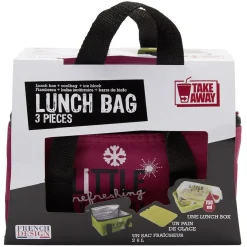 Lunch box sac fraîcheur 3 pièces