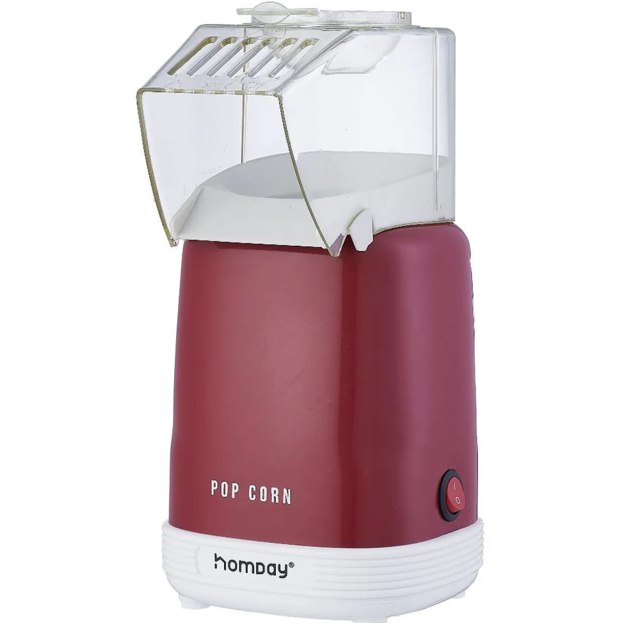 Machine à pop corn Homday 1100W - rouge ou beige