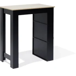 Mange debout Izan Noir - 100x60xH105cm